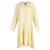 Joseph Dan Tiered Shirt Dress in Custard Yellow Ramie   ref.863362