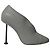 Victoria Beckham V-Front Booties aus weißem Lammleder