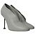 Victoria Beckham V-Front Booties aus weißem Lammleder - Ansicht 5