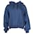 Sudadera con capucha y cordón ajustable en algodón azul de Alexander Wang  ref.863367