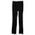 Stella Mc Cartney Stella McCartney Hose mit geradem Bein aus schwarzer Wolle  ref.863385