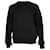 Reformation Pullover mit Rundhalsausschnitt aus schwarzer Baumwolle  ref.863391
