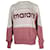 Isabel Marant Etoile Gallian Felpa pullover con logo colorblock in cotone rosa  ref.863392