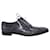 Zapatos Oxford Prada con Cordones en Cuero Negro  ref.863397