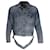 Jaqueta jeans Balenciaga com corte bruto e bainha em algodão azul Azul claro  ref.863418