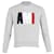 Sweatshirt mit Ami Paris-Logo aus grauer Baumwolle  ref.863421