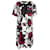 Diane Von Furstenberg Robe à Nœud Floral en Soie Multicolore  ref.863453