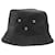 Bottega Veneta Fischerhut mit Intrecciato-Effekt aus schwarzem Polyamid Nylon  ref.863470