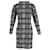 Vestido suéter xadrez Joseph em lã cinza  ref.863501