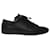 Saint Laurent Court Sneakers aus dreifach schwarzem Leder  ref.863530