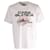 Autre Marque T-shirt Casablanca Racing à col rond et imprimé coquillages en coton blanc  ref.863543