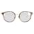 Linda Farrow gafas de sol de carey con montura redonda Dorado Metal  ref.863551