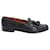 Salvatore Ferragamo Tasseled Loafers in Black Leather  ref.863602