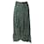 Ganni Capella Mesh Floral Print Wrap Skirt in Green Polyamide  ref.863603