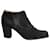 low boots Sergio Rossi p 38,5 Black Pony-style calfskin  ref.863835