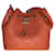 Chanel draw string bag Coral Leather  ref.863846