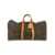 Lona revestida marrom Louis Vuitton Keepall 60  ref.863855