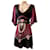 Temperley London Temperley stunning knit dress Black Purple Viscose  ref.863860