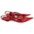 BOTTEGA VENETA Escarpins T.UE 40 cuir de vachette Rouge  ref.864569
