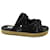 Sandalias Jimmy Choo Nile Crystal Alpargata en cuero negro  ref.864749