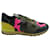Valentino Garavani Camouflage Rockstud Sneakers in Multicolor Suede Multiple colors  ref.864764