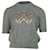 Dolce & Gabbana Camisa tipo suéter con bordado de llaves en cachemir gris Cachemira Lana  ref.864817
