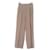 Hermès Pantalon pantalon Hermes plissé en laine fine FR36 Beige  ref.865207