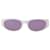 Sonnenbrille - By Far - Rodeo - Weiß Acetat Zellulosefaser  ref.865376