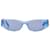 Sonnenbrille Texas Matt - By Far - Metall - Silberton Blau  ref.865407