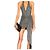 Autre Marque Alexander Vauthier Mini Kleid Grau Viskose Swarovski Kristall - Ansicht 6