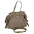 PRADA Hand Bag Leather 2way Gray Auth am4052 Grey  ref.865489