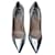 Sergio Rossi Heels Silvery Leather  ref.868222