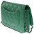 Wallet On Chain Portafoglio CHANEL con catena in pelle verde - 101006 - vista 4