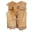 Autre Marque vintage leather vest size S Light brown  ref.868287