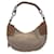 Gucci Beige Canvas and Leather Halfmoon Hobo Shoulder Bag Cloth  ref.868294