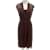 DIANE VON FURSTENBERG  Dresses T.US 6 silk Brown  ref.868346