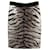 Giambattista Valli Tiger Print Pencil Skirt in Brown Cotton  ref.868811