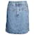 Sandro Paris Rubyn Stud-embellished Skirt in Blue Cotton Denim  ref.868840