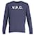 Apc a.P.C Logo Sweatshirt in Navy Blue Cotton  ref.868889
