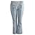Balmain Embellished Low-Rise Flared Jeans in Light Blue Cotton  ref.868918