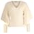 Suéter Lanvin com mangas recortadas em caxemira creme Branco Cru Casimira Lã  ref.868920