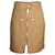 Isabel Marant Etoile A-line Utilitarian Skirt in Brown Linen  ref.868948