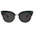 Alaïa Alaia Sonnenbrille mit Cat-Eye-Rahmen aus Acetat Grün Zellulosefaser  ref.869102