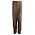 Polo Ralph Lauren Plaid Straight-Leg Trousers in Brown Wool  ref.869146