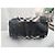 Borsa tote Burberry in tela grigia e pelle nera Grigio - vista 6