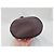 Borsa Burberry in lana con stampa check marrone scuro - vista 8
