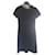Precioso vestido de tweed y algodón de Chanel Azul oscuro  ref.869185