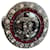 Chanel Ring 52 Rot Anthrazitgrau Metall  ref.869289