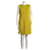 Diane Von Furstenberg DvF Jackie Novelty Boucle Tweed Dress Yellow Mustard  ref.869452