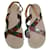 Prada sandali Multicolore Pelle verniciata  ref.869543